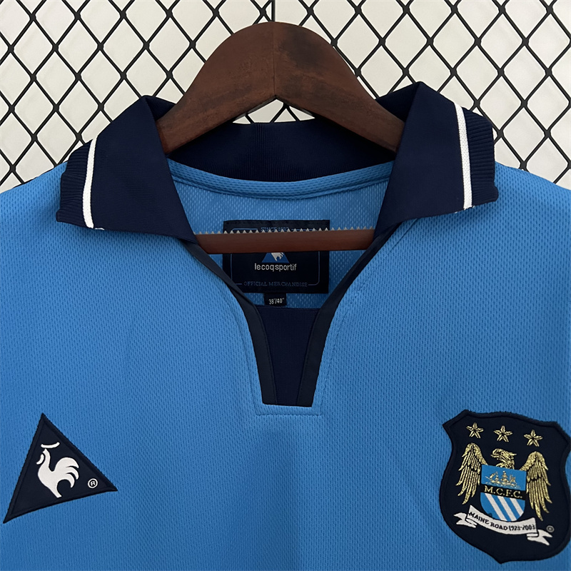 02-03 Man City Home Retro MEN T-Shirt