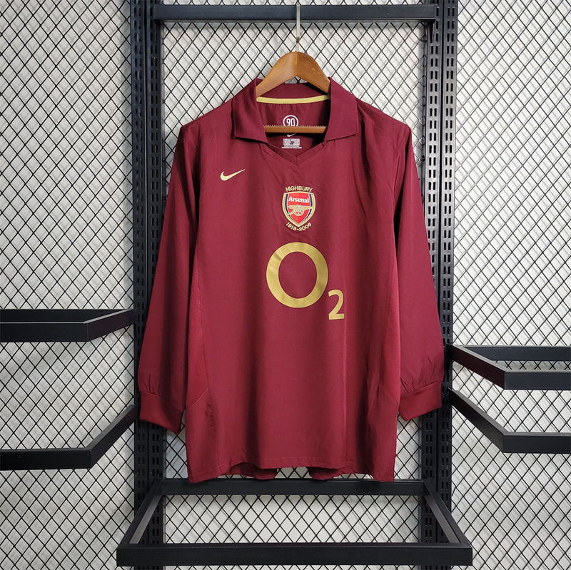 05-06 Arsenal Home Long Sleeve MEN