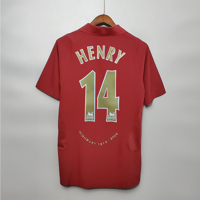 05-06 Arsenal Retro MEN T-Shirt Henry 14