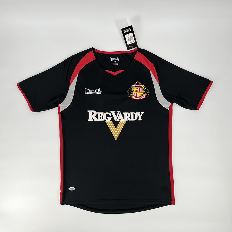 05-06 Sunderland Away Black Retro MEN T-Shirt