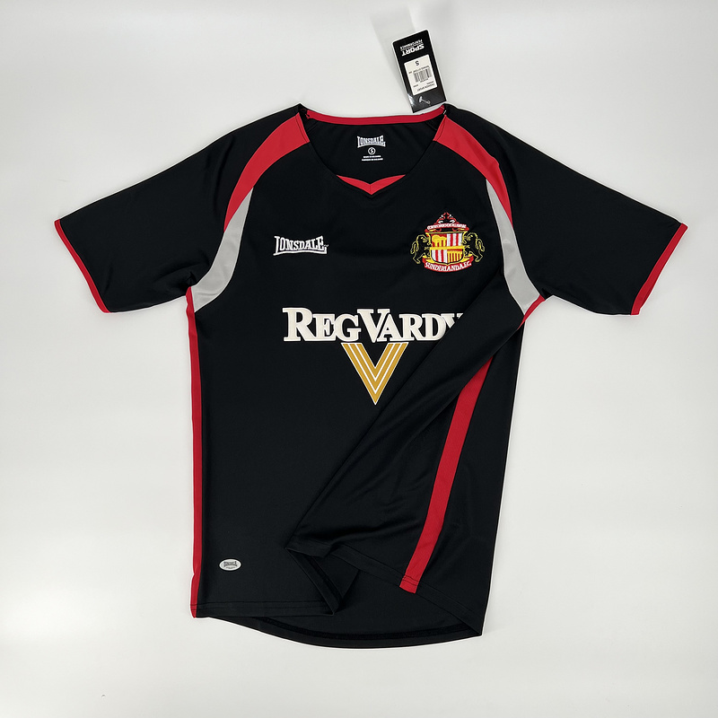05-06 Sunderland Away Black Retro MEN T-Shirt