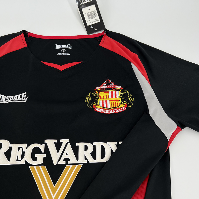 05-06 Sunderland Away Black Retro MEN T-Shirt