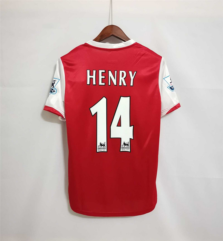 06-07 Arsenal Home Retro MEN T-Shirt Henry 14