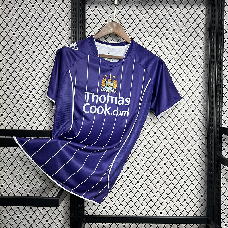 07-08 Man City Away Retro Soccer Jersey MEN