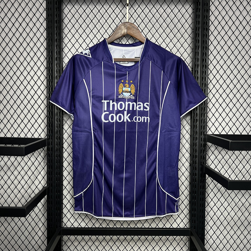 07-08 Man City Away Retro Soccer Jersey MEN