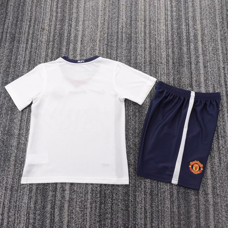 08-09 Manchester United Away Final Kids Kit
