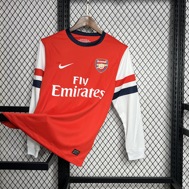 12-13 Arsenal Home Long Sleeve Retro Jersey