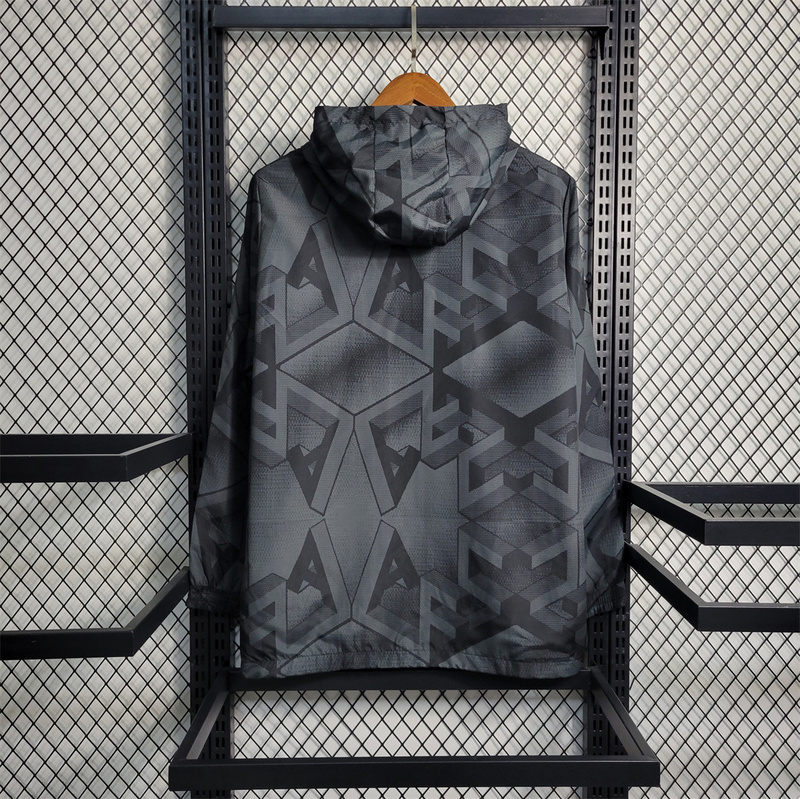 22-23 Arsenal Windbreaker Black