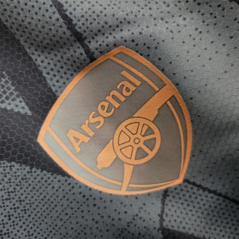 22-23 Arsenal Windbreaker Black