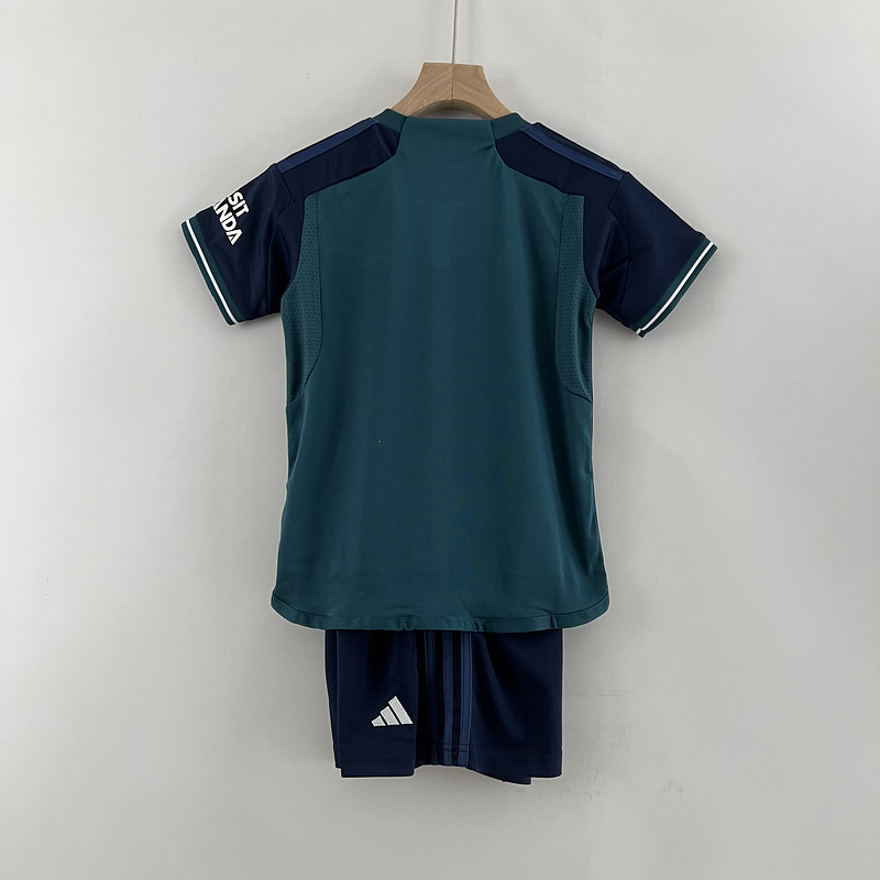 23-24 Arsenal third away kids kit size