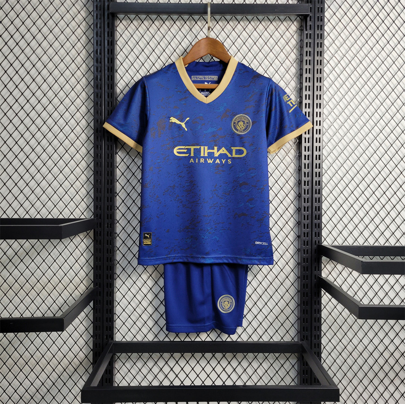 23-24 Man City Blue Special Edition Kids kit