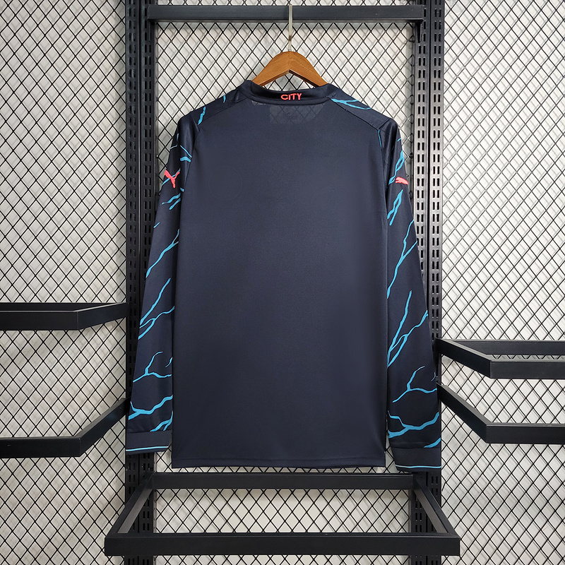 23-24 Man City away long sleeve jersey
