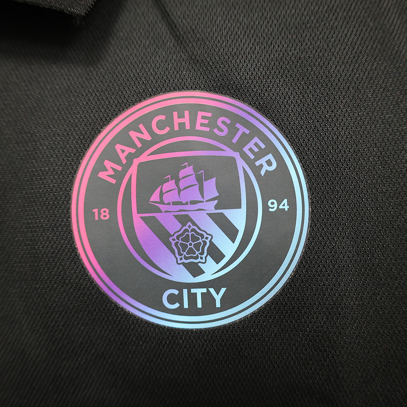 23-24 Man City black polo MEN