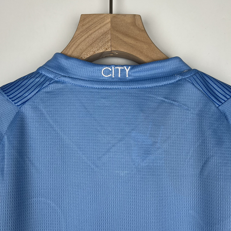 23-24 Man City home kids kit sizs