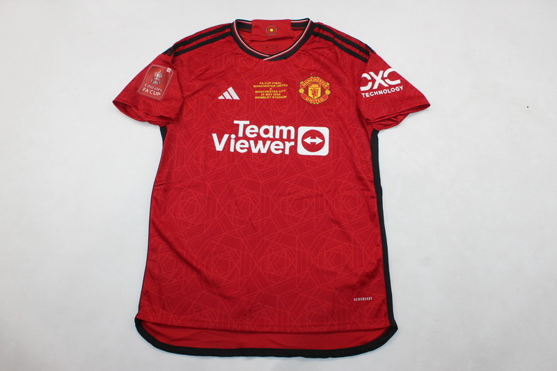 23-24 Man United FA cup final jersey Garnacho 17