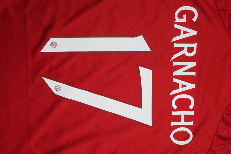 23-24 Man United FA cup final jersey Garnacho 17