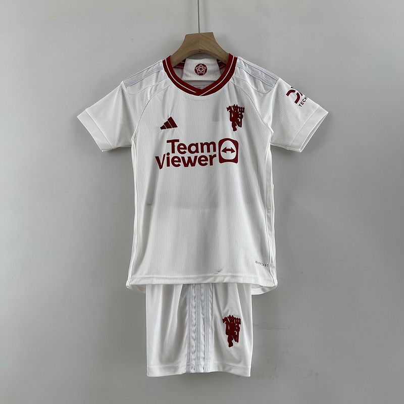 23-24 Man United Third Away Kid Kit