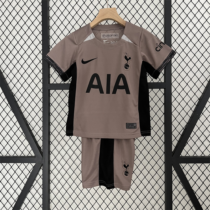 23-24 Tottenham third away kids kit