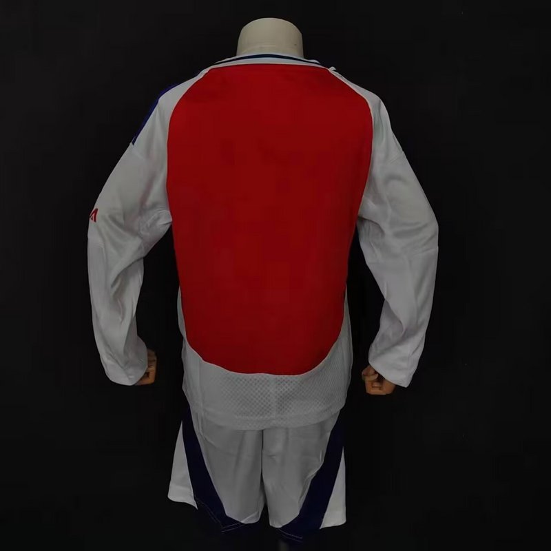 24-25 Arsenal home long sleeve kids kit