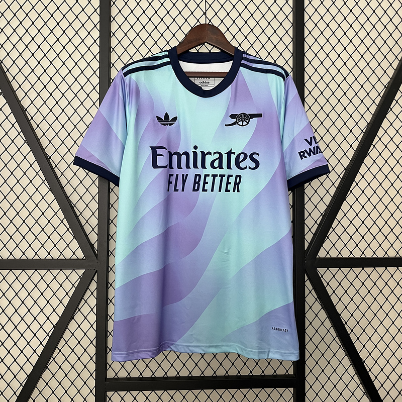 24-25 Arsenal third away soccer jersey