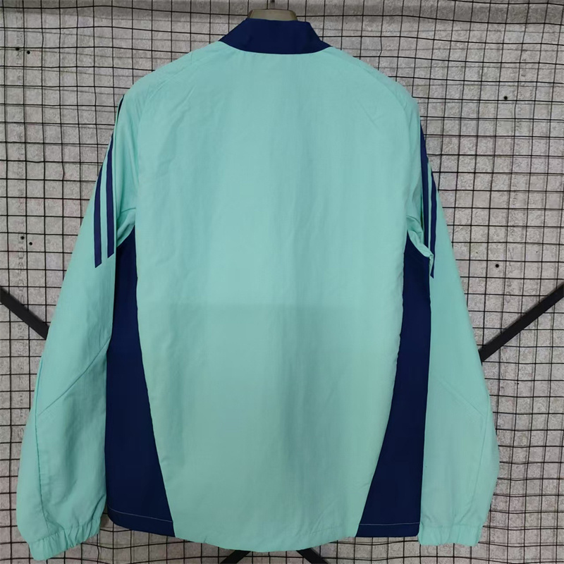 24-25 Arsenal light blue windbreaker