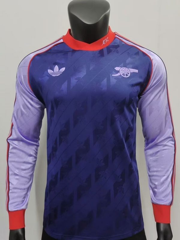 24-25 Arsenal Purple Retro Model long sleeve Player version jersey