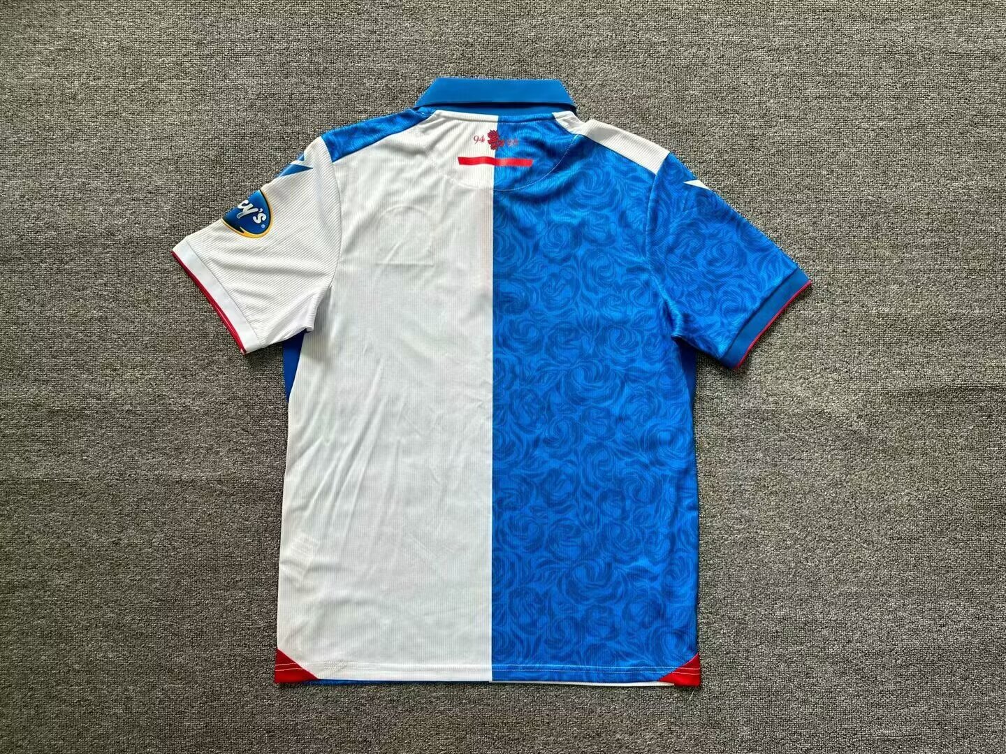 24-25 Blackburn Rovers home soccer jersey