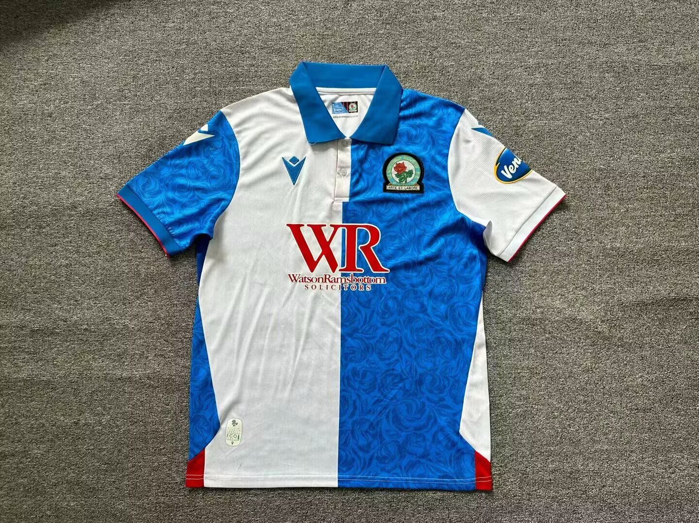 24-25 Blackburn Rovers home soccer jersey