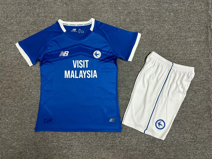 24-25 Cardiff City F.C. home soccer jersey kids