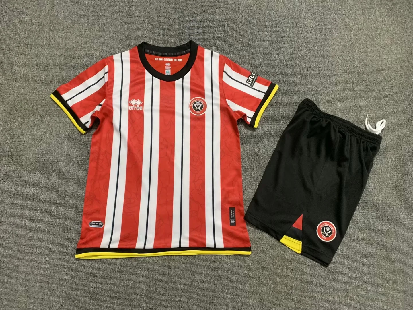 24-25 Sheffield United F.C. home Soccer Jersey kids kit