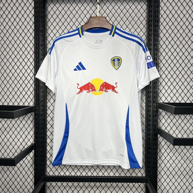 24-25 Leeds home soccer jersey