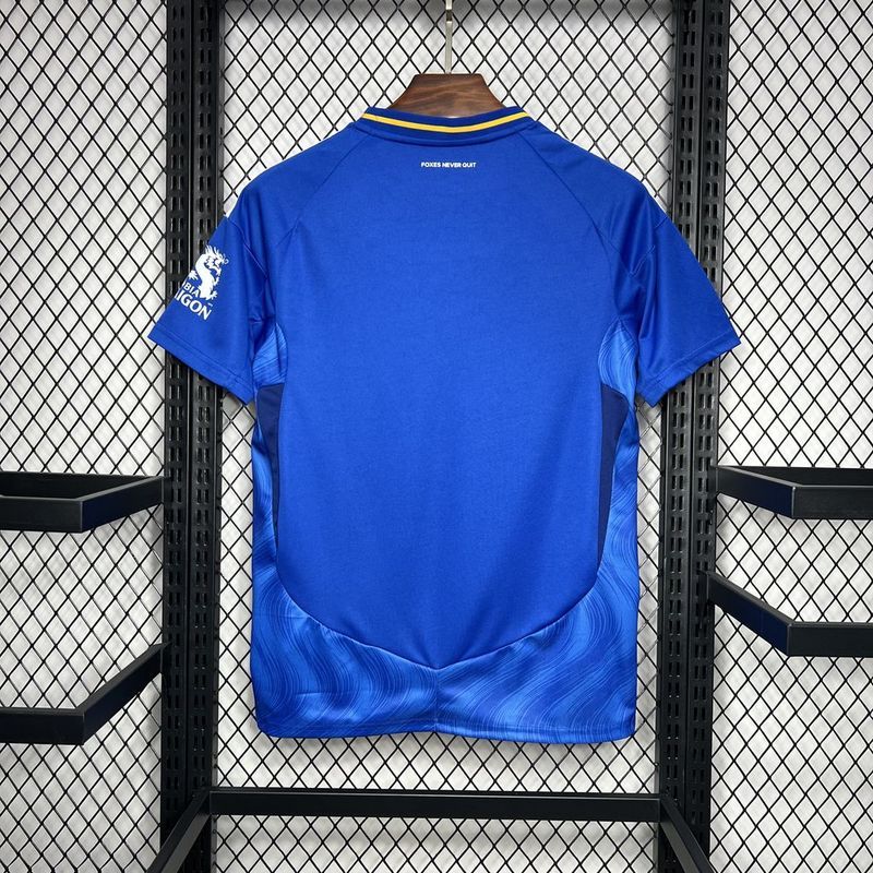 24-25 Leicester City home soccer jersey