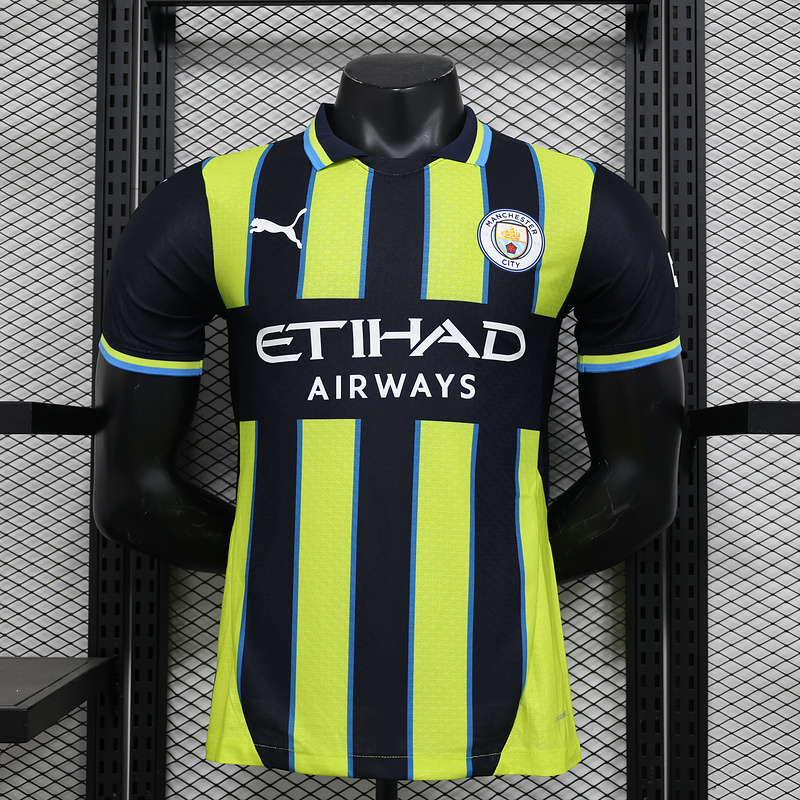 24-25 Man City away player version jersey