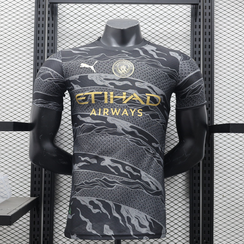 24-25 Man City Dark black player version jersey