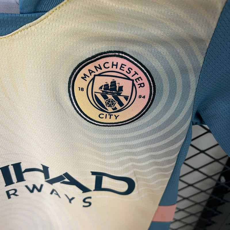 24-25 Man City Fourth away kids kit