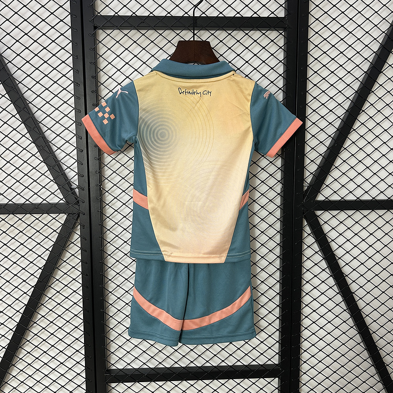 24-25 Man City Fourth away kids kit
