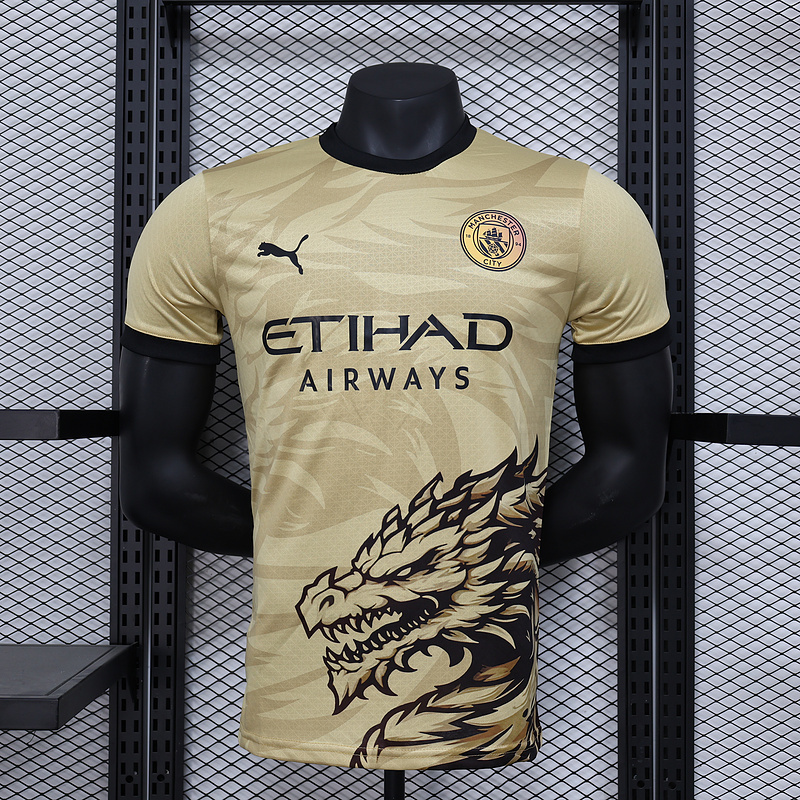 24-25 Man City Gold Special player version jersey