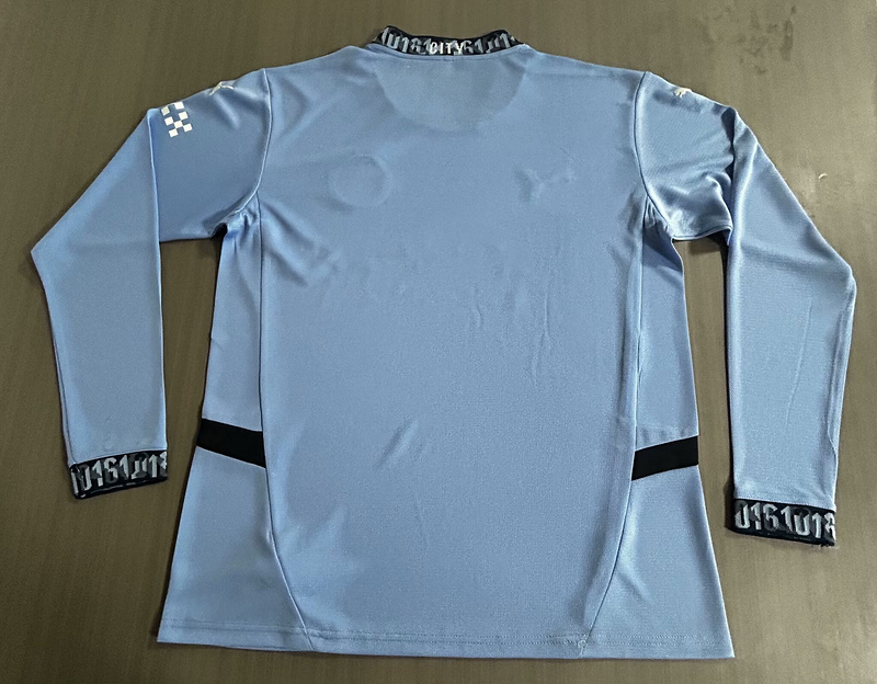 24-25 Man City home long sleeve jersey