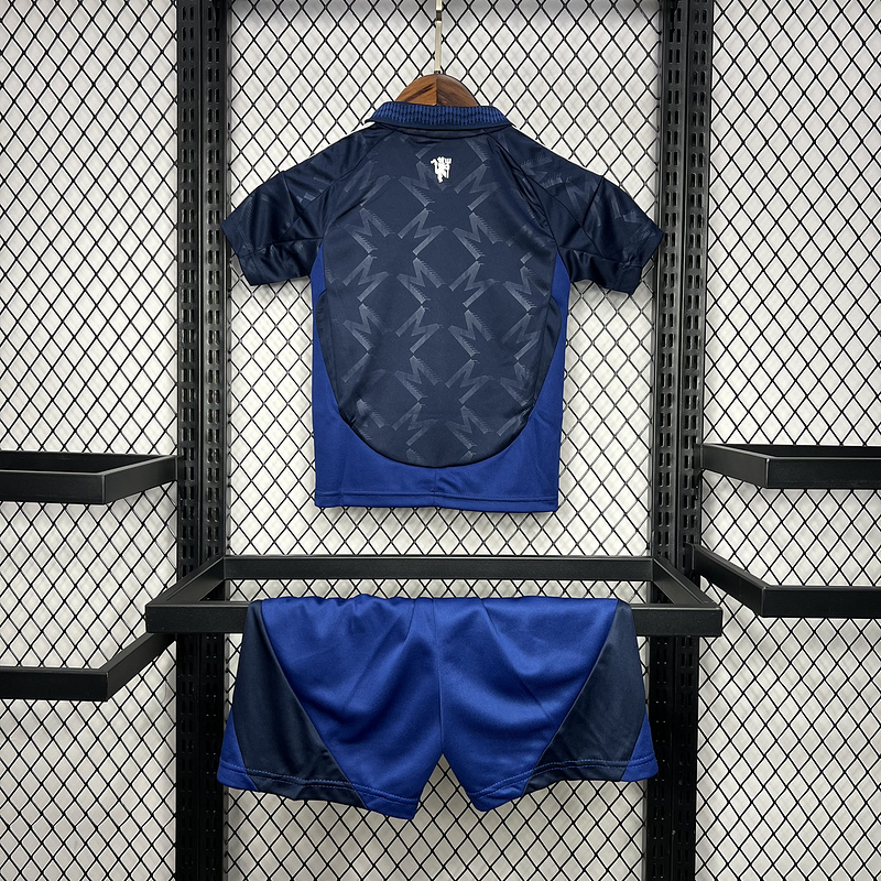 24-25 Man United dark blue kids kit