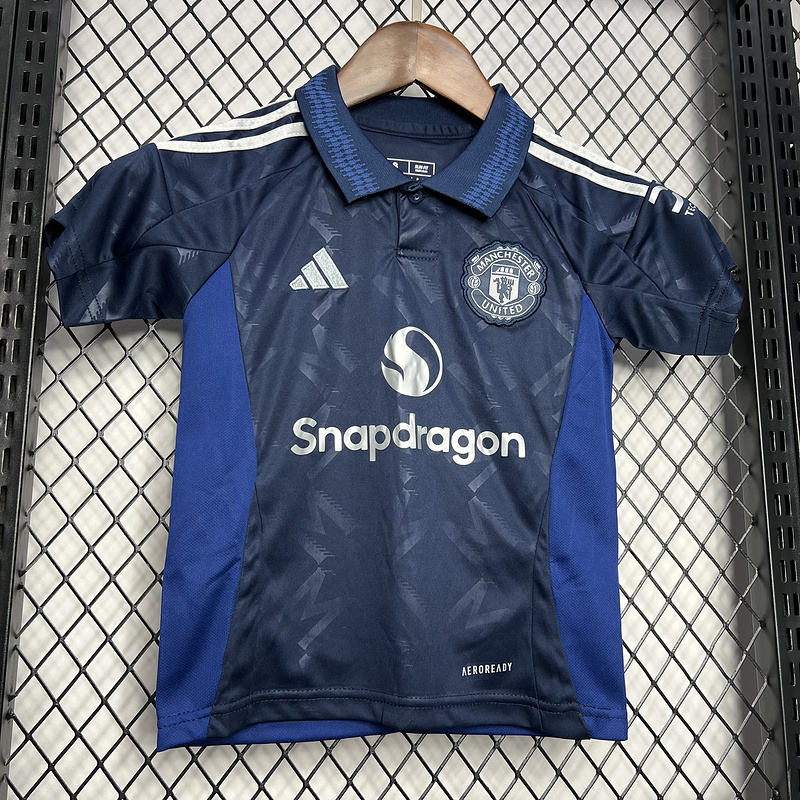 24-25 Man United dark blue kids kit