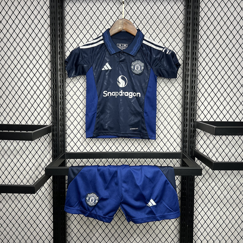 24-25 Man United dark blue kids kit