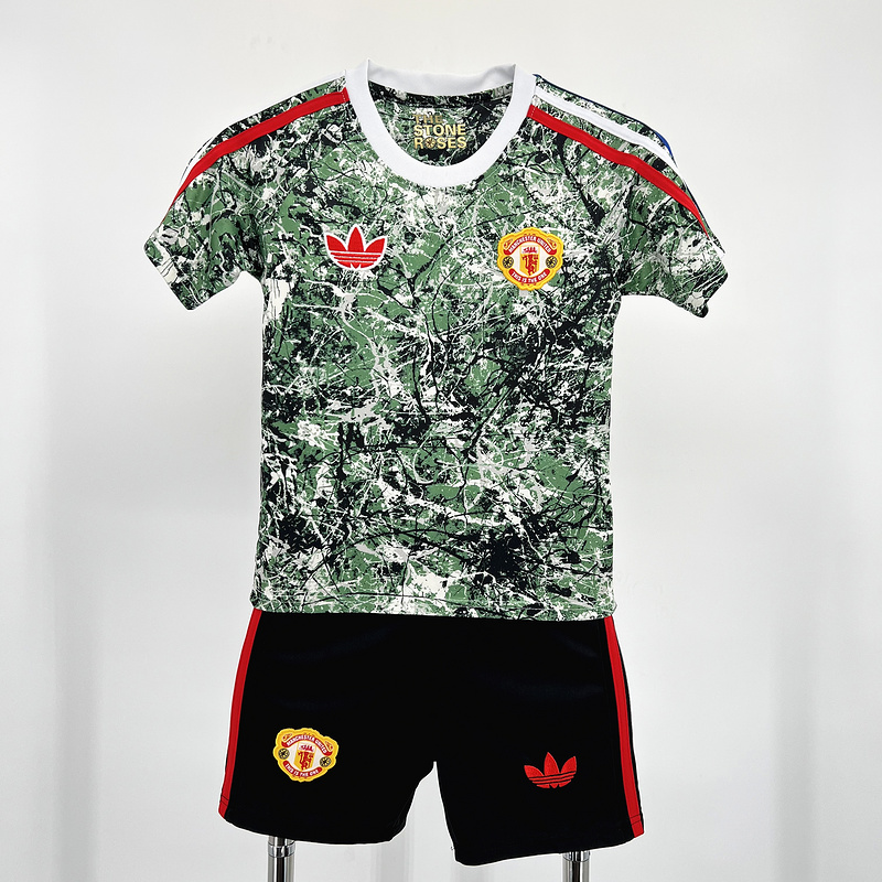 24-25 Man United green special edition kids kit