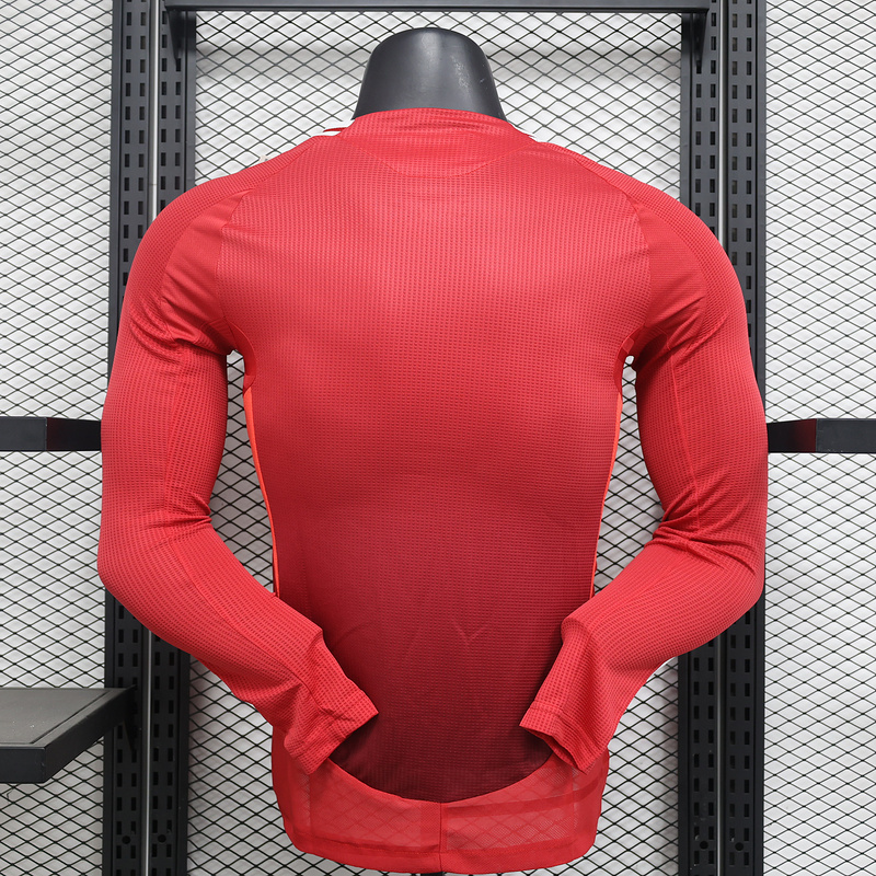 24-25 Man United home long sleeve player version jersey