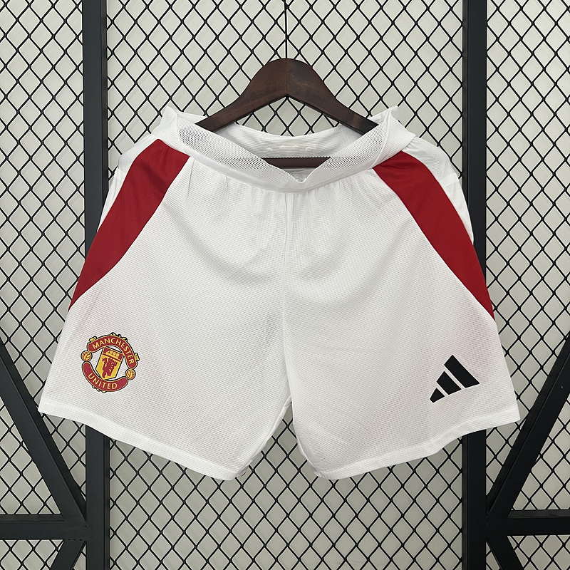 24-25 Man United home player verson shorts