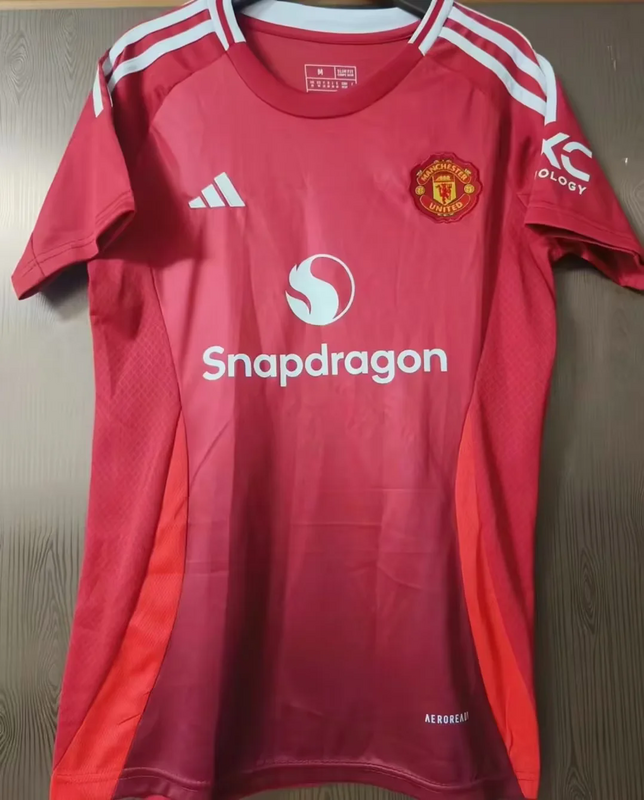 24-25 Man United home woman soccer jersey