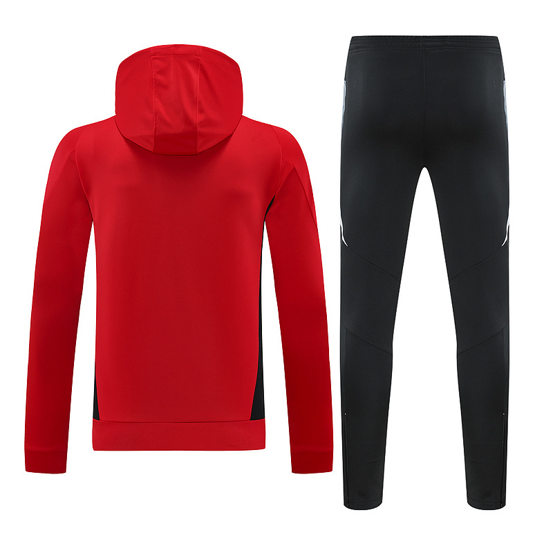 24-25 Man United red hoodie suit