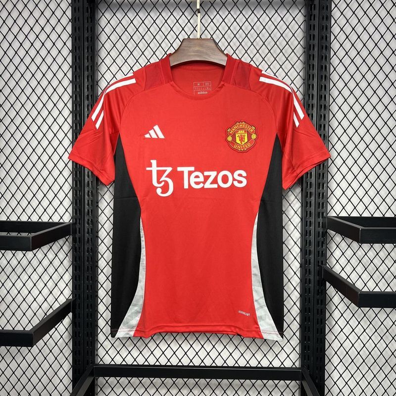24-25 Man United Red Pre-match training Jersey