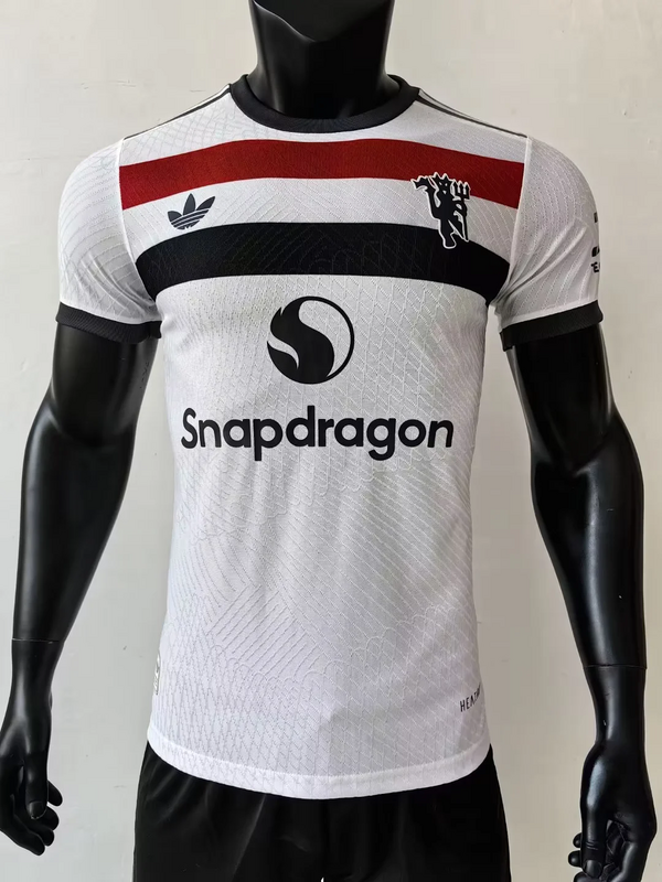 24-25 Man United third away white player version jersey