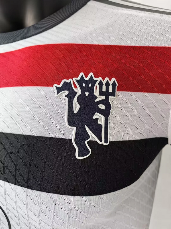 24-25 Man United third away white player version jersey