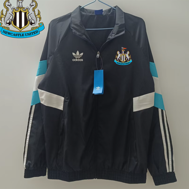24-25 Newcastle black windbreaker